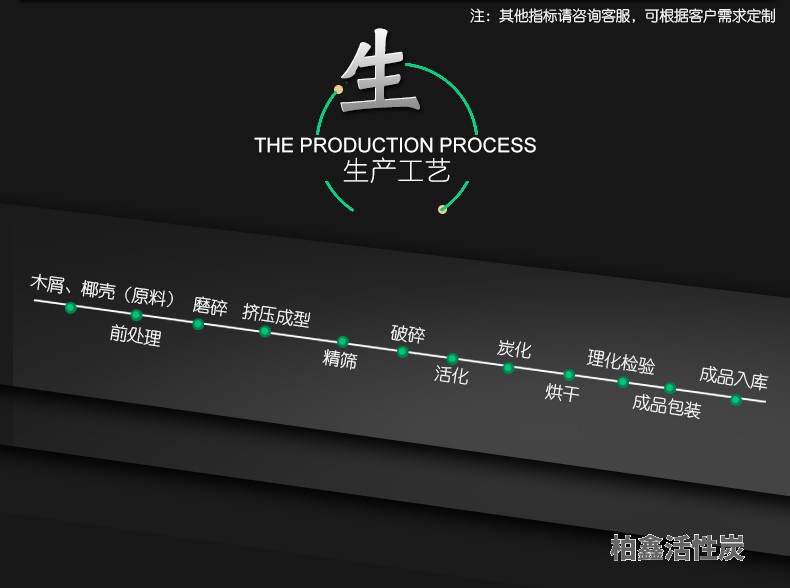 木质柱状活性炭